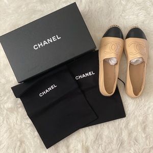 Auth-Chanel Espadrilles 39